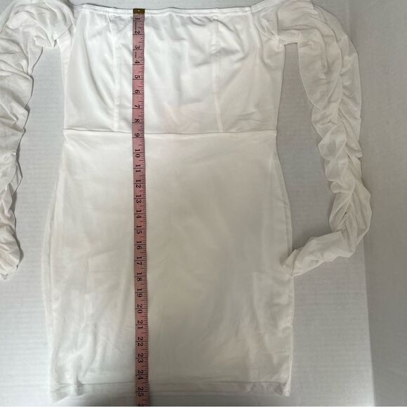 NWT Revolve x Superdown Angeline Mini Dress in White | Size M - Picture 6 of 11